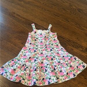 Janie and Jack Pink Floral Kids Dress